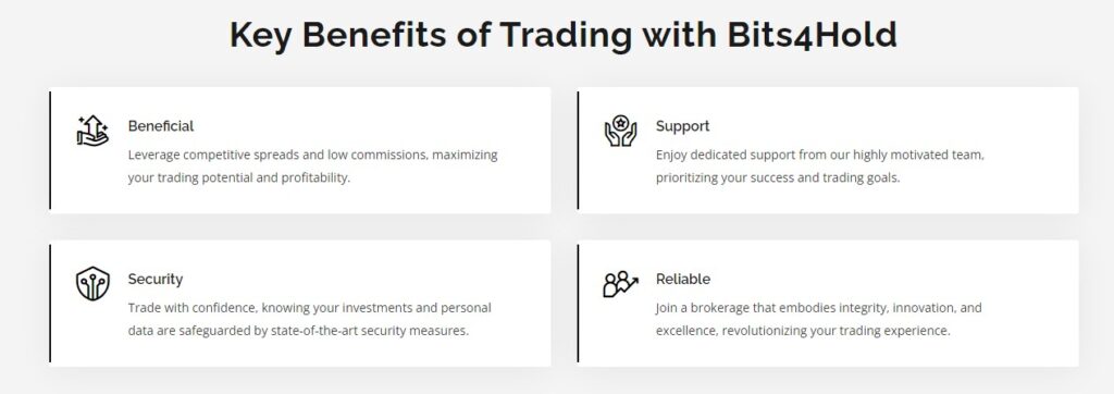 Key Benefits of Trading with Bits4Hold